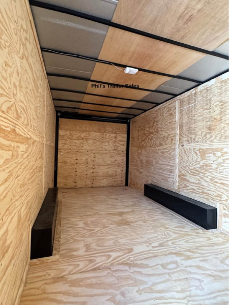 New 8.5X24 BLACKOUT PACKAGE ALUMINUM WHEELS Cargo / EnCLOSED TRAILER CAR HAULER
