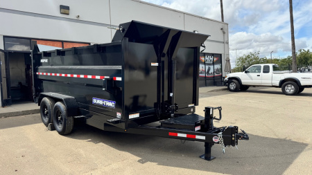 New 7x14 Tandem Axle 14K Telescopic Dump Trailer