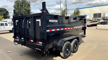 New 7x14 Tandem Axle 14K Telescopic Dump Trailer
