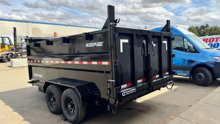 New 7x14 Tandem Axle 14K Telescopic Dump Trailer