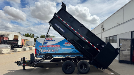 New 7x14 Tandem Axle 14K Telescopic Dump Trailer