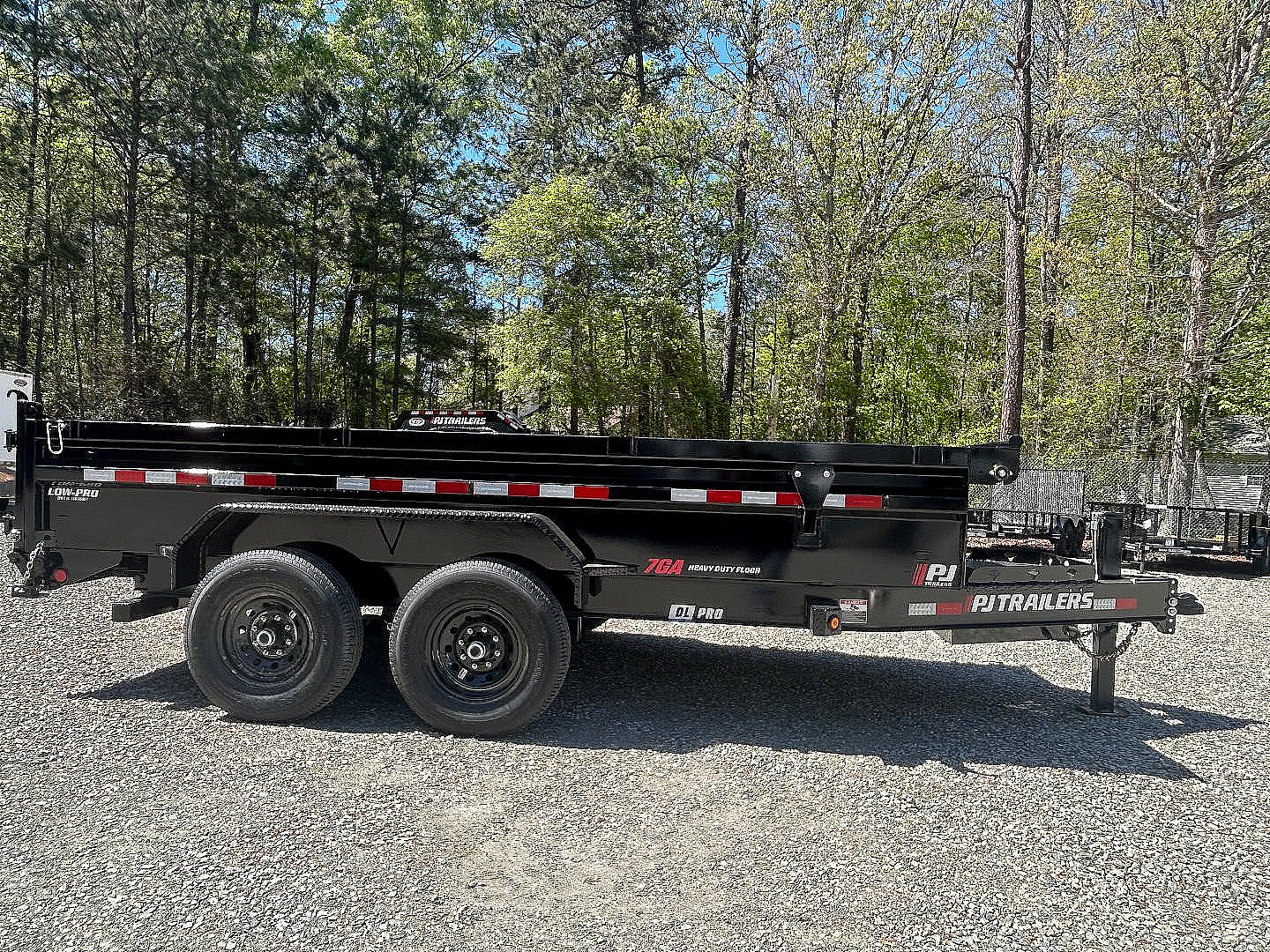 New 2026 PJ Trailers 7X14 DL 14K Dump Trailer w/ Hydraulic Jack