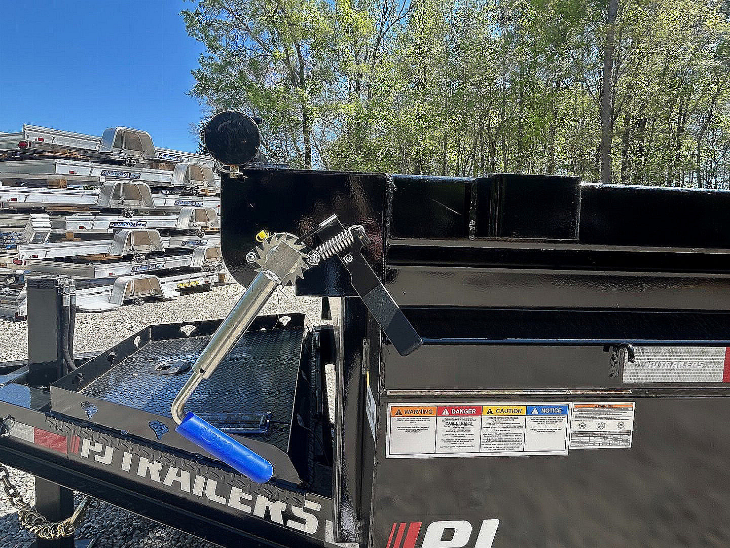 New 2026 PJ Trailers 7X14 DL 14K Dump Trailer w/ Hydraulic Jack