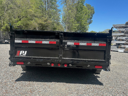 New 2026 PJ Trailers 7X14 DL 14K Dump Trailer w/ Hydraulic Jack