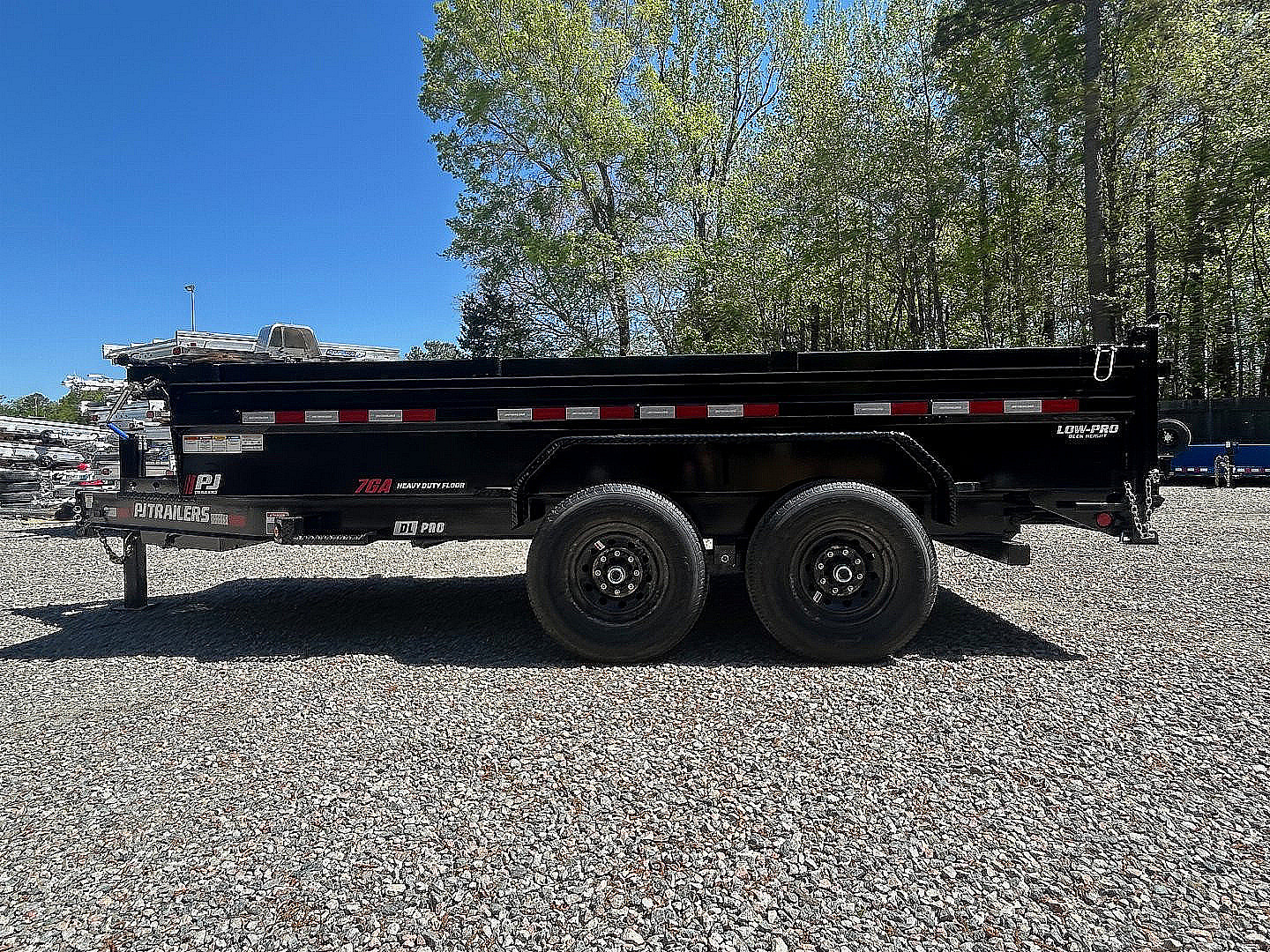 New 2026 PJ Trailers 7X14 DL 14K Dump Trailer w/ Hydraulic Jack