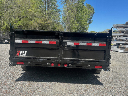 New 2026 PJ Trailers 7X14 DL 14K Dump Trailer w/ Hydraulic Jack