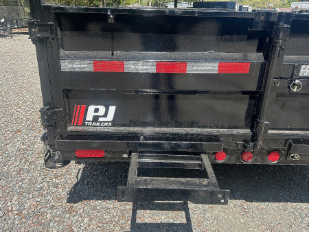 New 2026 PJ Trailers 7X14 DL 14K Dump Trailer w/ Hydraulic Jack