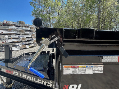 New 2026 PJ Trailers 7X14 DL 14K Dump Trailer w/ Hydraulic Jack