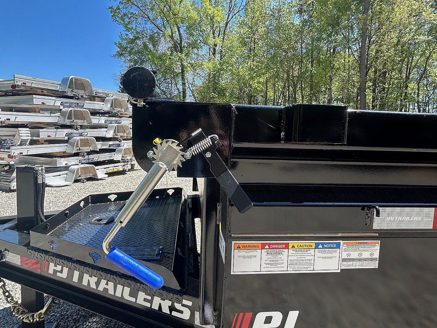 New 2026 PJ Trailers 7X14 DL 14K Dump Trailer w/ Hydraulic Jack