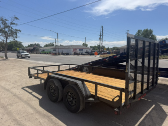 New 2026 Load Trail 7-14 Tandem Axle Ramp Gate Utility 7K GVWR