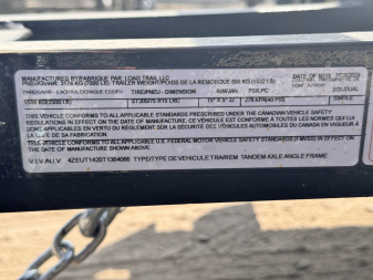 New 2026 Load Trail 7-14 Tandem Axle Ramp Gate Utility 7K GVWR