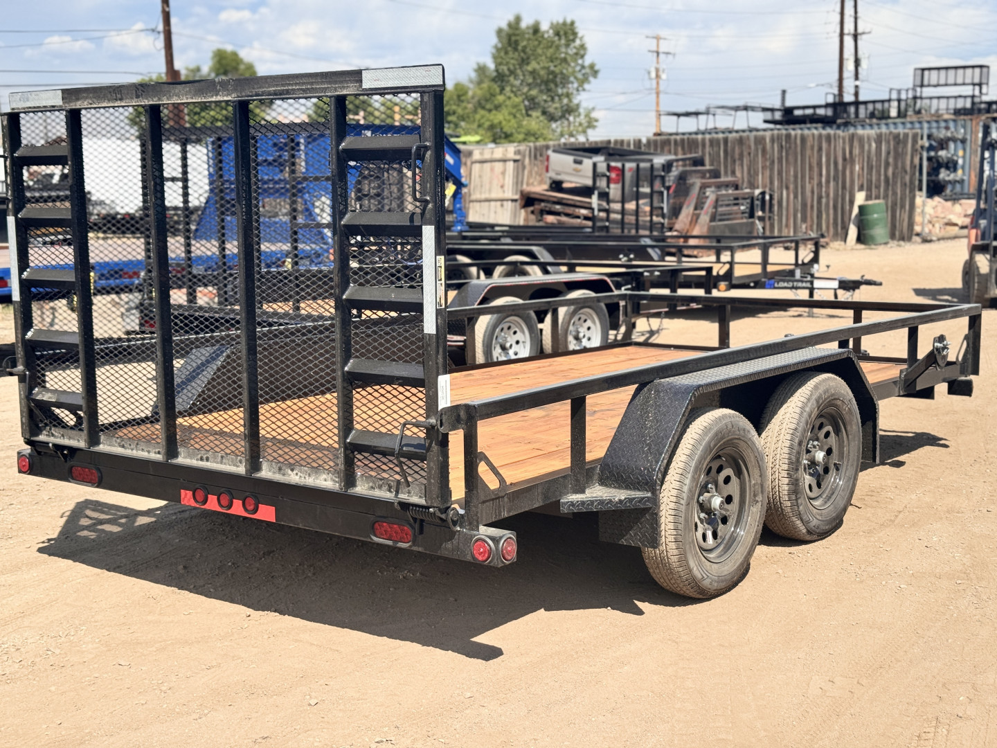 New 2026 Load Trail 7-14 Tandem Axle Ramp Gate Utility 7K GVWR