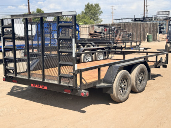 New 2026 Load Trail 7-14 Tandem Axle Ramp Gate Utility 7K GVWR