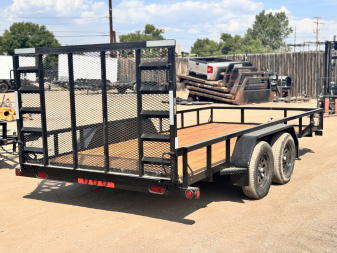New 2026 Load Trail 7-16 Tandem Axle Ramp Gate Utility 7K GVWR