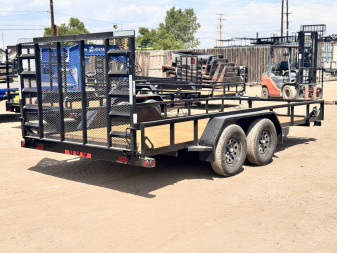 New 2026 Load Trail 7-16 Tandem Axle Ramp Gate Utility 7K GVWR
