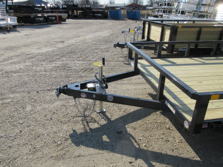 New 2025 Sure-Trac 7' x 16' Tube Top Utility Trailer 7K