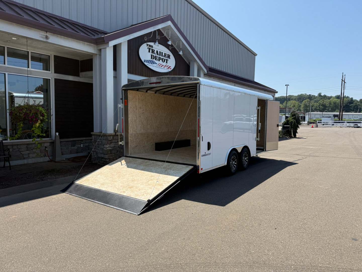 New Pace American 8'6" x 18' Enclosed Landscape Trailer 9.9K