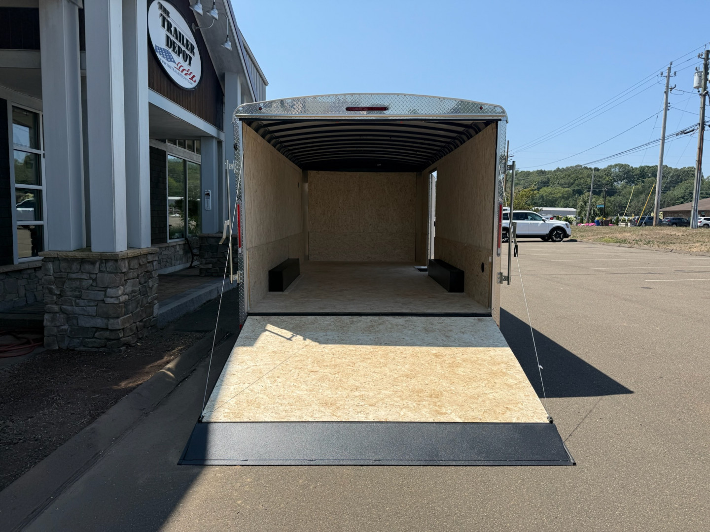 New Pace American 8'6" x 18' Enclosed Landscape Trailer 9.9K