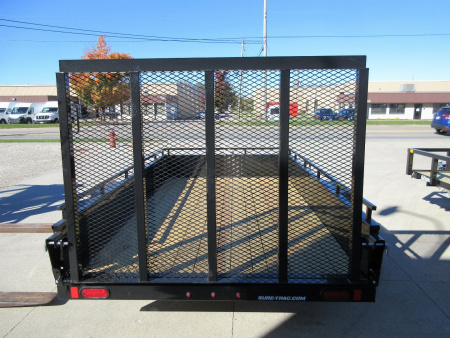 New 2025 Sure-Trac 6X10 STEEL HIGH SIDE Utility Trailer
