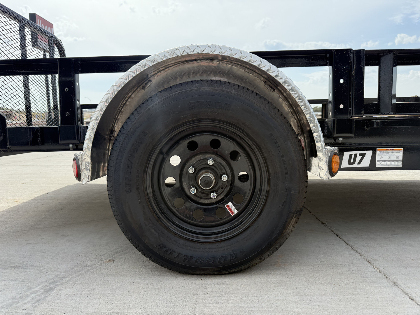 New 2026 PJ 77"x12' Single Axle Utility Trailer - U7