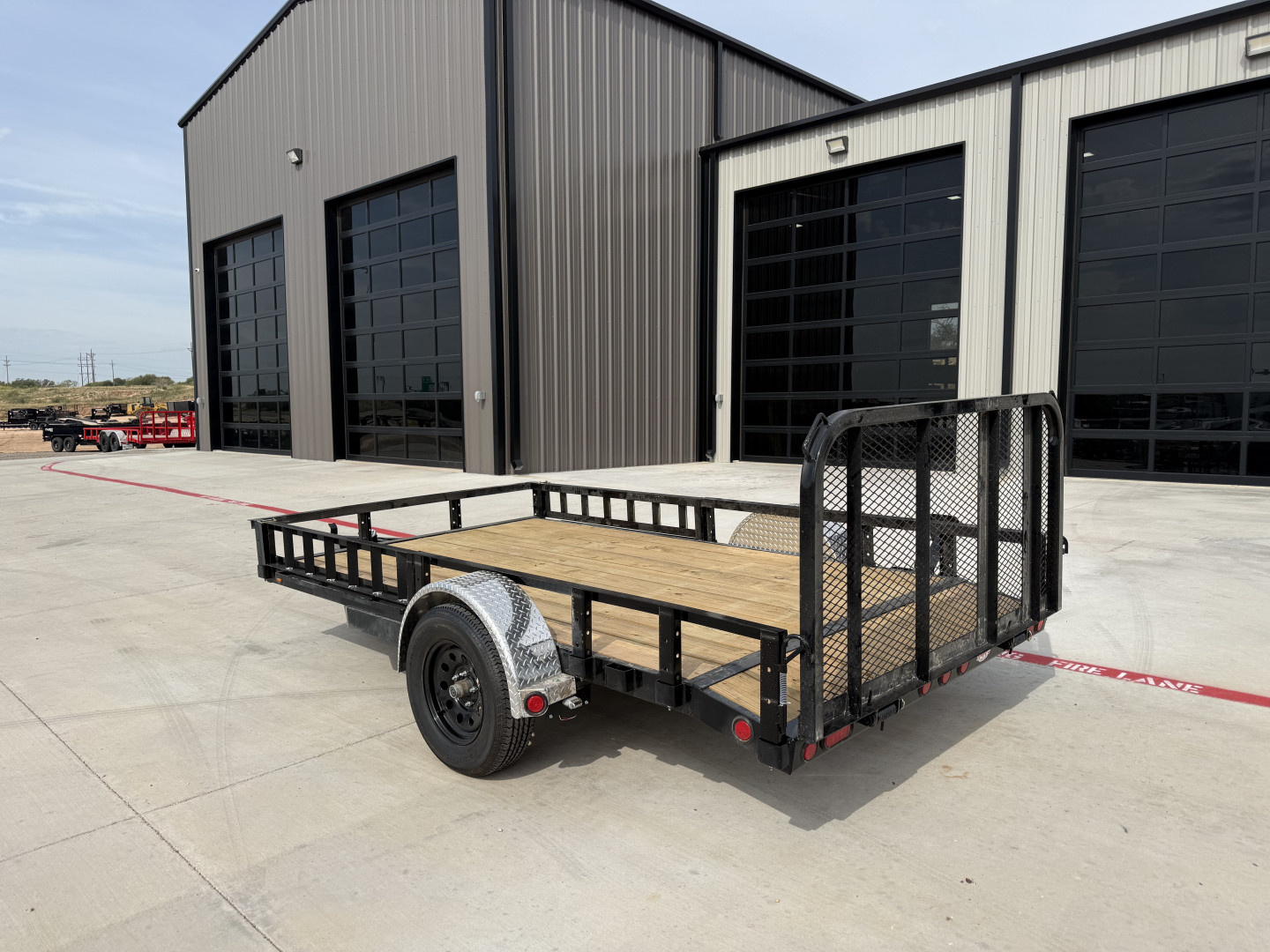 New 2026 PJ 77"x12' Single Axle Utility Trailer - U7