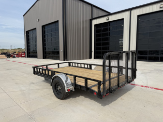 New 2026 PJ 77"x12' Single Axle Utility Trailer - U7