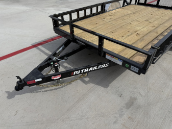New 2026 PJ 77"x12' Single Axle Utility Trailer - U7