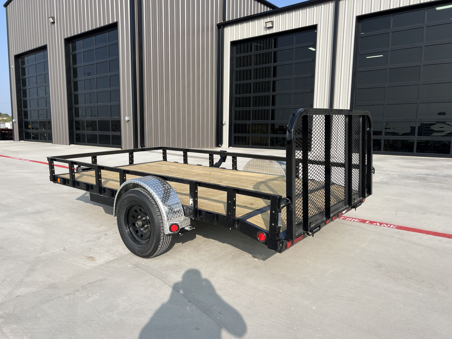 New 2026 PJ 77"x12' Single Axle Utility Trailer - U7