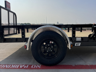 New 2026 PJ 77"x12' Single Axle Utility Trailer - U7