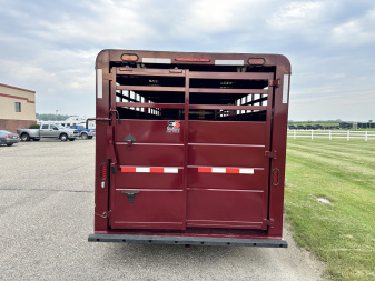 New 2026 S&S Manufacturing 6'8"x6'6"x20' GN Stock / Stock Combo Trailer