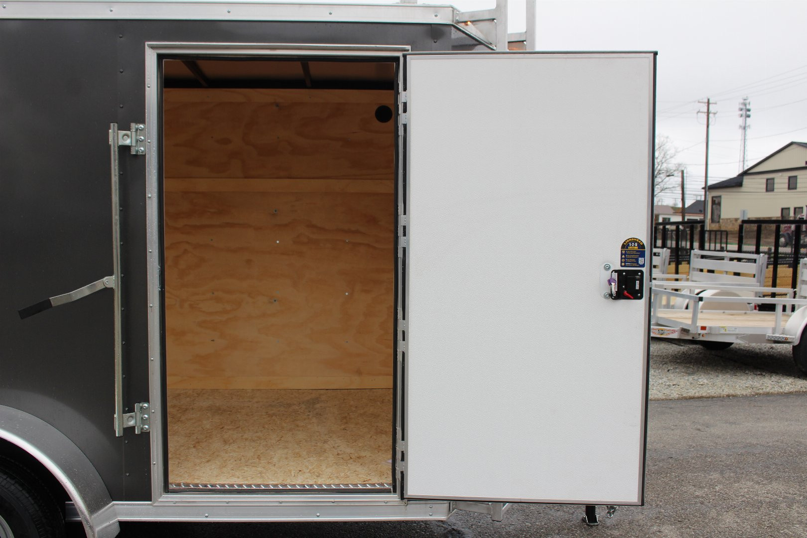 New 2025 Darkhorse Cargo DHW 6' x 12' Cargo / Enclosed Trailer - DOUBLE REAR DOOR - 7000# GVW