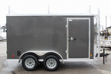 New 2025 Darkhorse Cargo DHW 6' x 12' Cargo / Enclosed Trailer - DOUBLE REAR DOOR - 7000# GVW