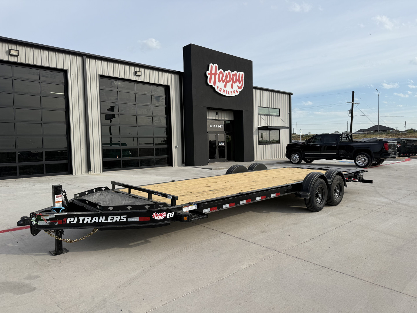 New 2026 PJ 83''x24' BP 8" I-Beam Equipment Trailer - EV