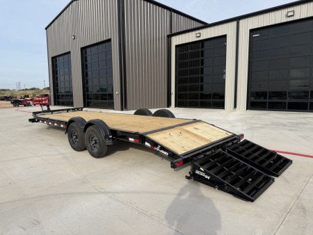 New 2026 PJ 83''x24' BP 8" I-Beam Equipment Trailer - EV