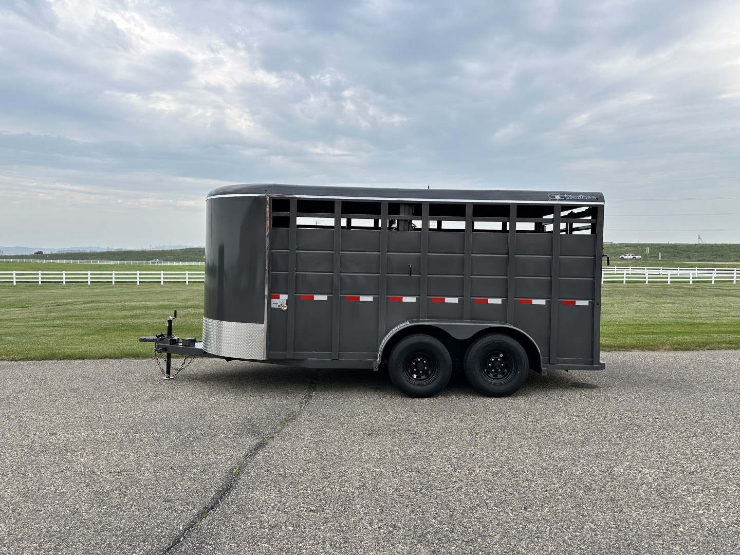 New 2026 S&S Manufacturing 6'8"x6'6"x16' BP Stock / Stock Combo Trailer