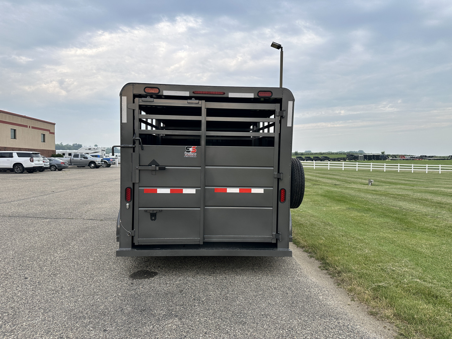 New 2026 S&S Manufacturing 6'8"x6'6"x16' BP Stock / Stock Combo Trailer
