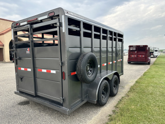 New 2026 S&S Manufacturing 6'8"x6'6"x16' BP Stock / Stock Combo Trailer