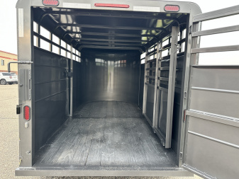 New 2026 S&S Manufacturing 6'8"x6'6"x16' BP Stock / Stock Combo Trailer