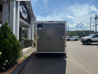 New Pace American 7' x 14' + V-Nose Enclosed Cargo Trailer with Ramp Door 7K