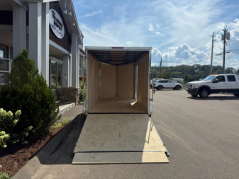 New Pace American 7' x 14' + V-Nose Enclosed Cargo Trailer with Ramp Door 7K