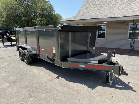 New 2026 MAXX-D 83”x16’ Bumper Pull Dump w/ 48” Sides – DJX