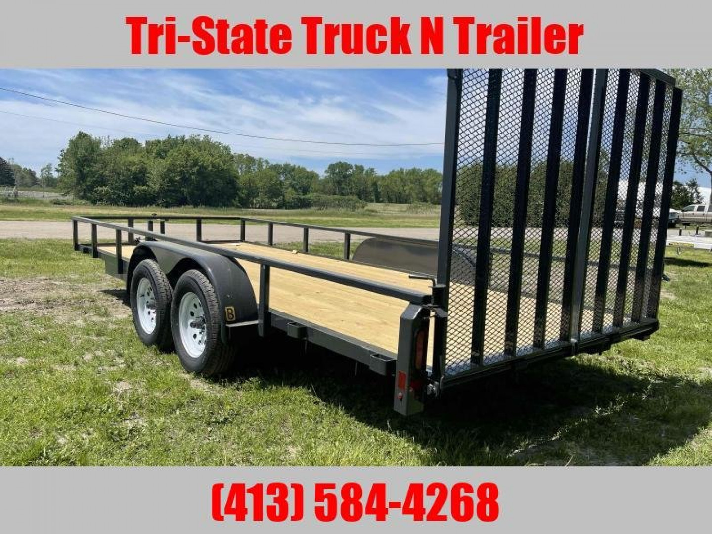 New 2025 BELMONT 7x20 Landscape trailer Utility Trailer
