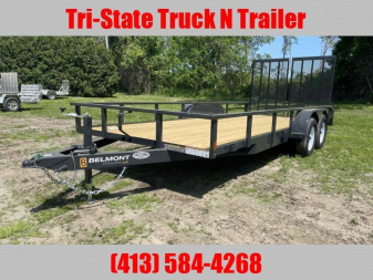 New 2025 BELMONT 7x20 Landscape trailer Utility Trailer