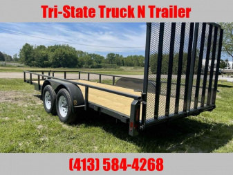 New 2025 BELMONT 7x20 Landscape trailer Utility Trailer