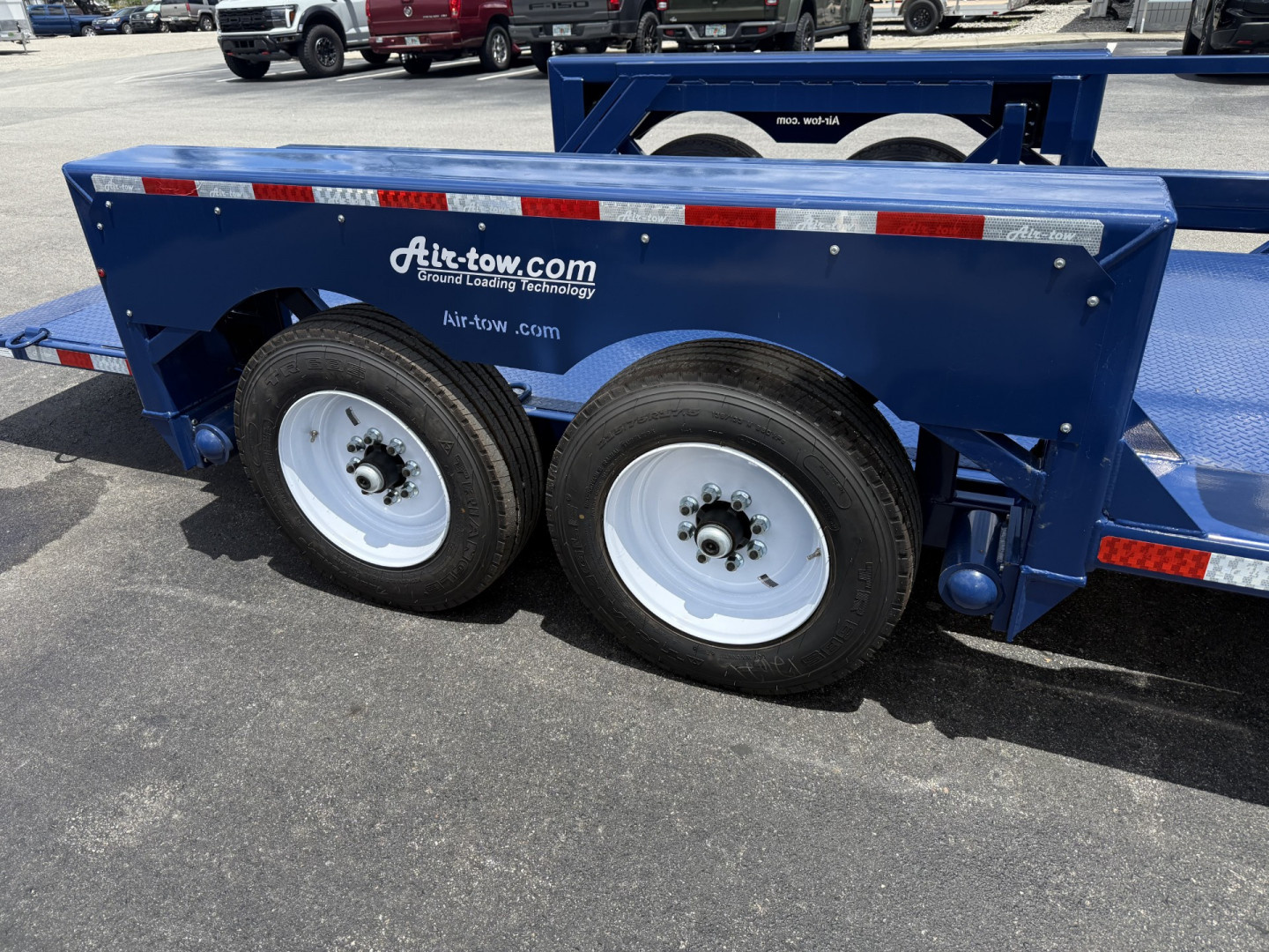New T16-14 AIR TOW 6'3" X 16' DROP DECK EQUIPMENT TRAILER