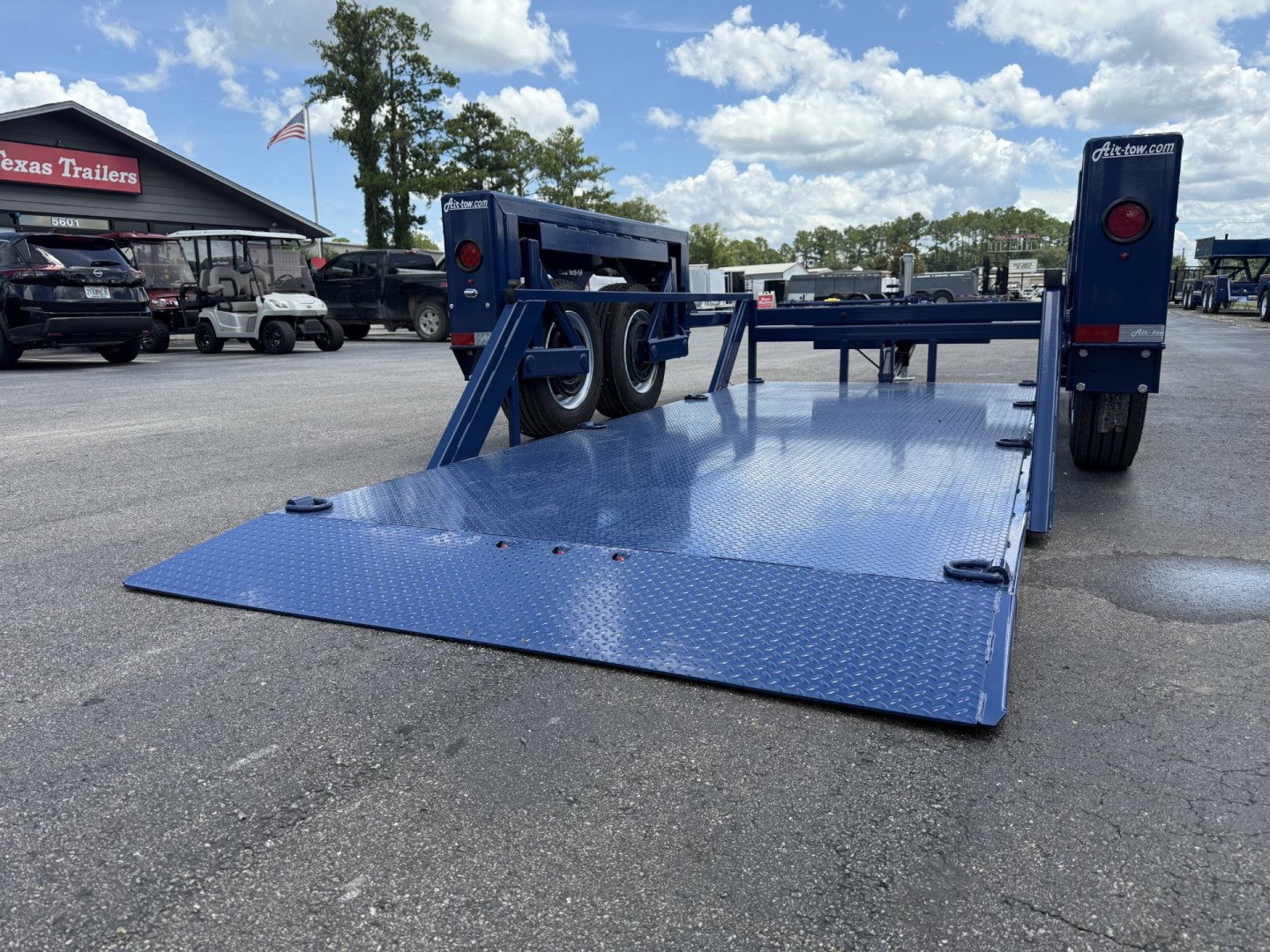 New T16-14 AIR TOW 6'3" X 16' DROP DECK EQUIPMENT TRAILER
