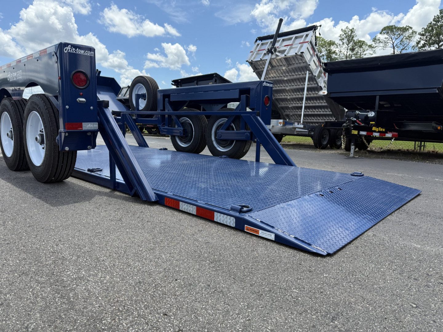 New T16-14 AIR TOW 6'3" X 16' DROP DECK EQUIPMENT TRAILER