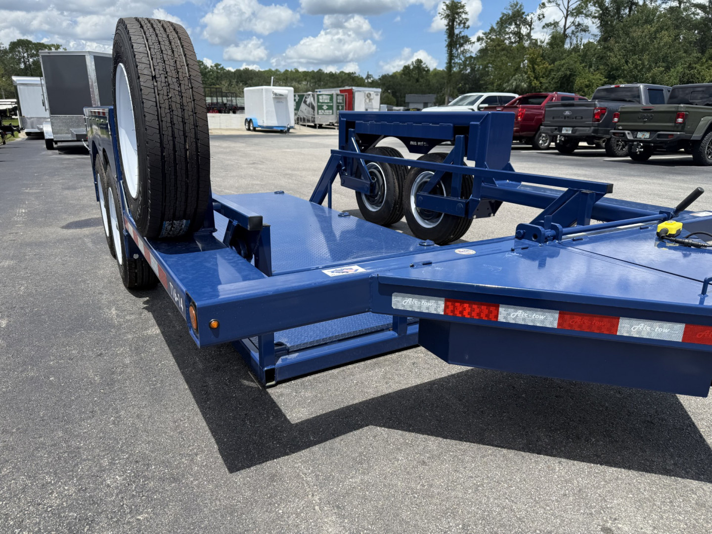 New T16-14 AIR TOW 6'3" X 16' DROP DECK EQUIPMENT TRAILER