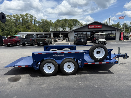 New T16-14 AIR TOW 6'3" X 16' DROP DECK EQUIPMENT TRAILER