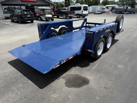New T16-14 AIR TOW 6'3" X 16' DROP DECK EQUIPMENT TRAILER